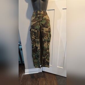 Camo High-Waist Cargo Skirt
